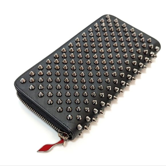✨️💎Authentic Christian louboutin Spike Stud Long Zippy Wallet - Picture 2 of 16
